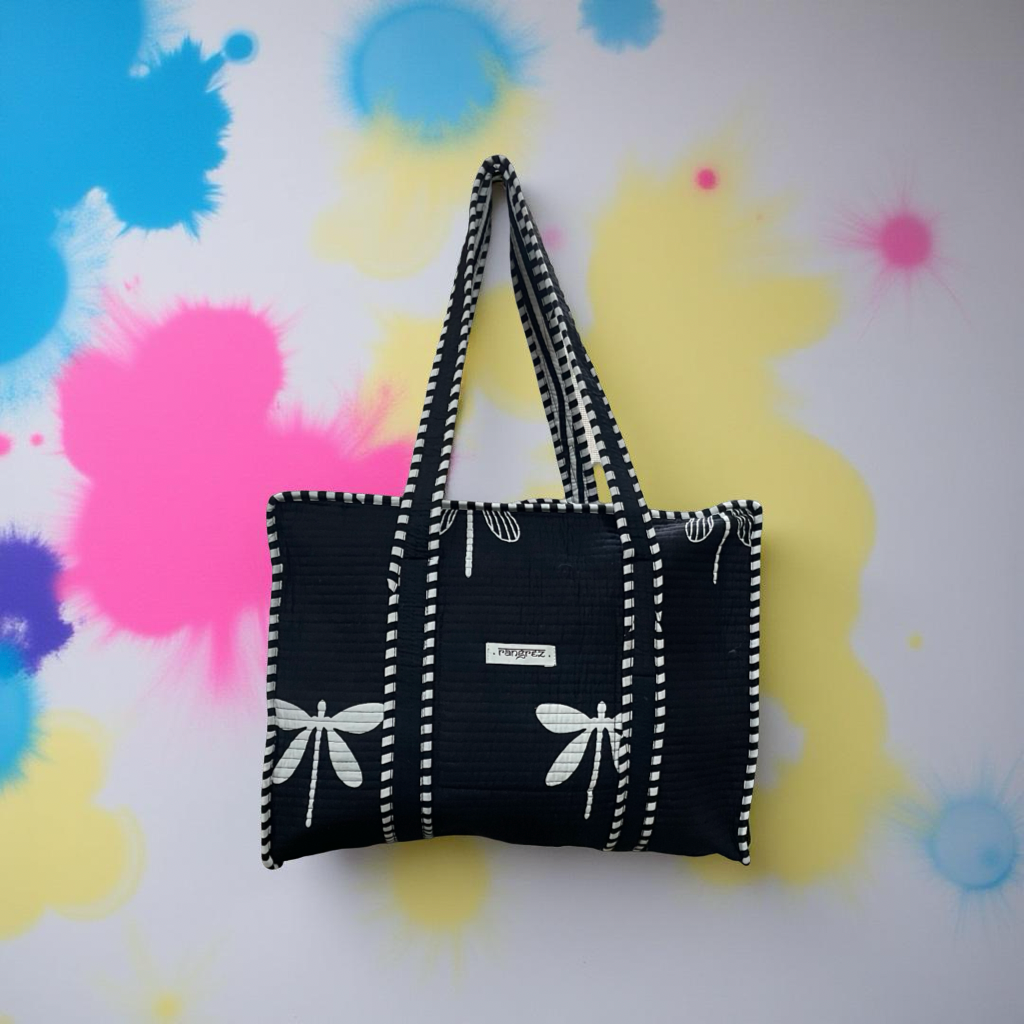 Black & white butterfly travel / Tote bag