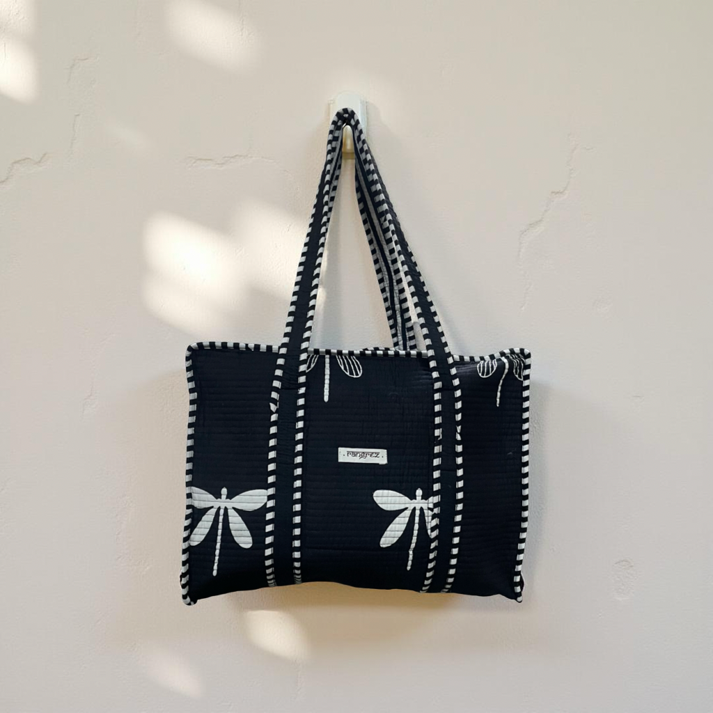 Black & white butterfly travel / Tote bag